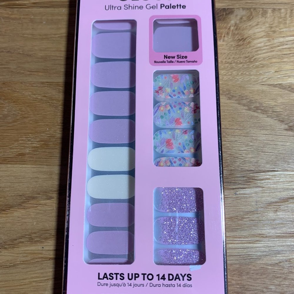 Dashing Diva Gel Nail Strip - Spring Shimmer
